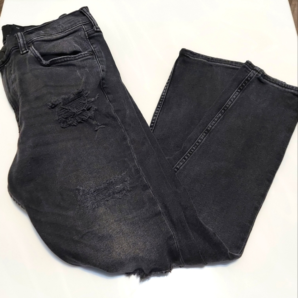 H&M Trashed Skinny Jeans (black washout ) |sz 31|